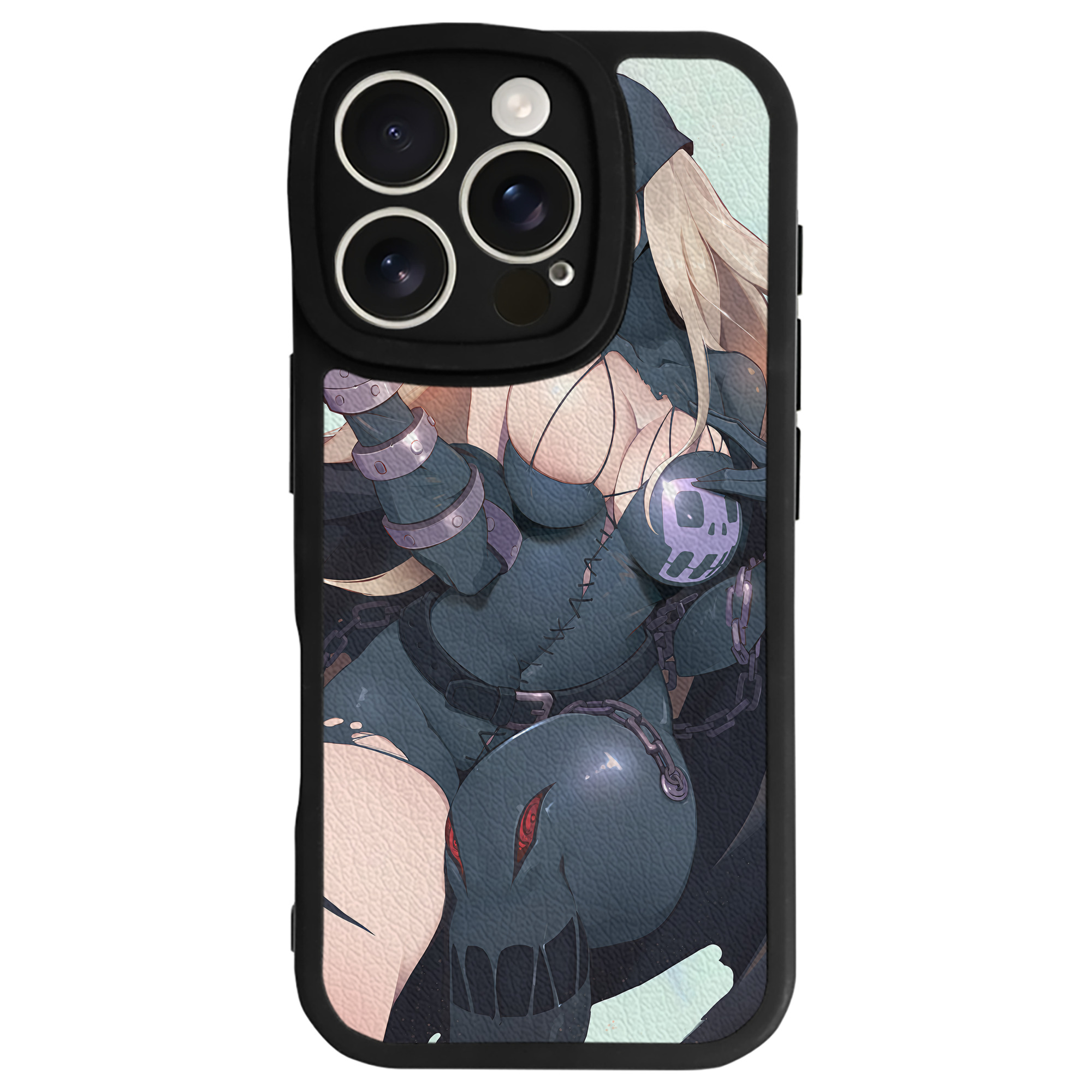 （画像用） Digimon デジタルモンスター/デジモン 【iPhone 16シリーズ対応】シリコンスマホケース（レザー調） 材質：シリコン